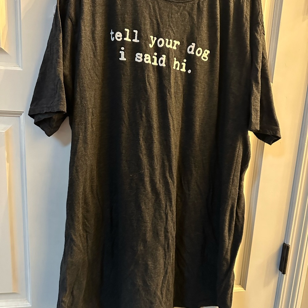 Gray Dog Lover T-Shirt